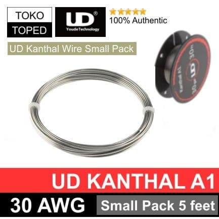 [AN] UD Kantal A1 Wire 30 AWG | Small Pack 5 Feet kantal coil