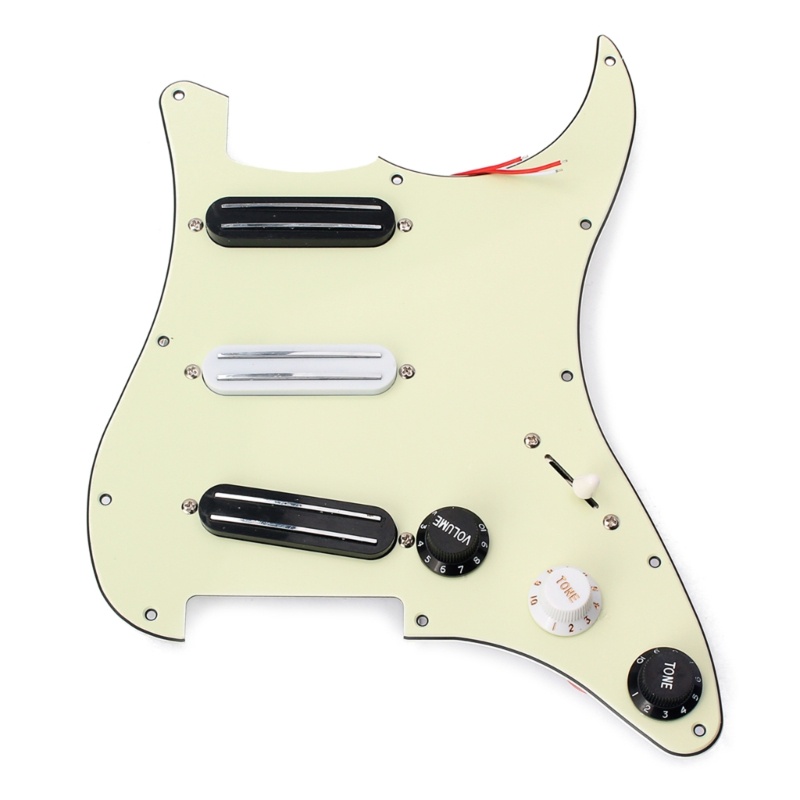 Set Pickguard Gitar 3 Lapis Dengan Switch 5 Arah