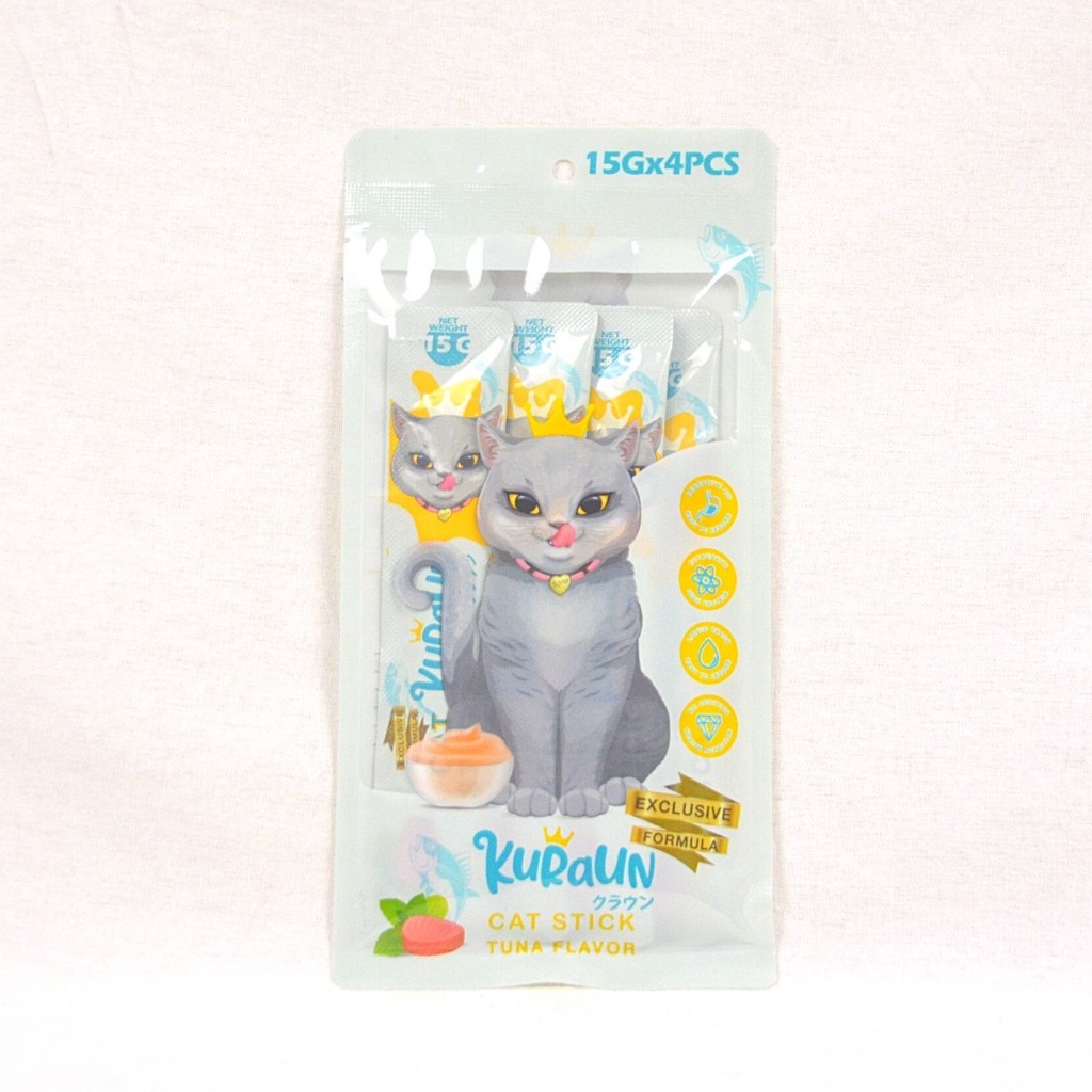 KURAUN Snack Kucing Liquid Cat Tuna Flavor 4pcs