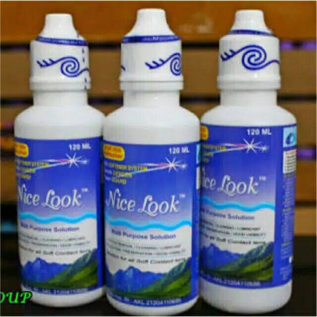 Air Softlens Nice Look 120ml - Nice Look Cairan Softlens