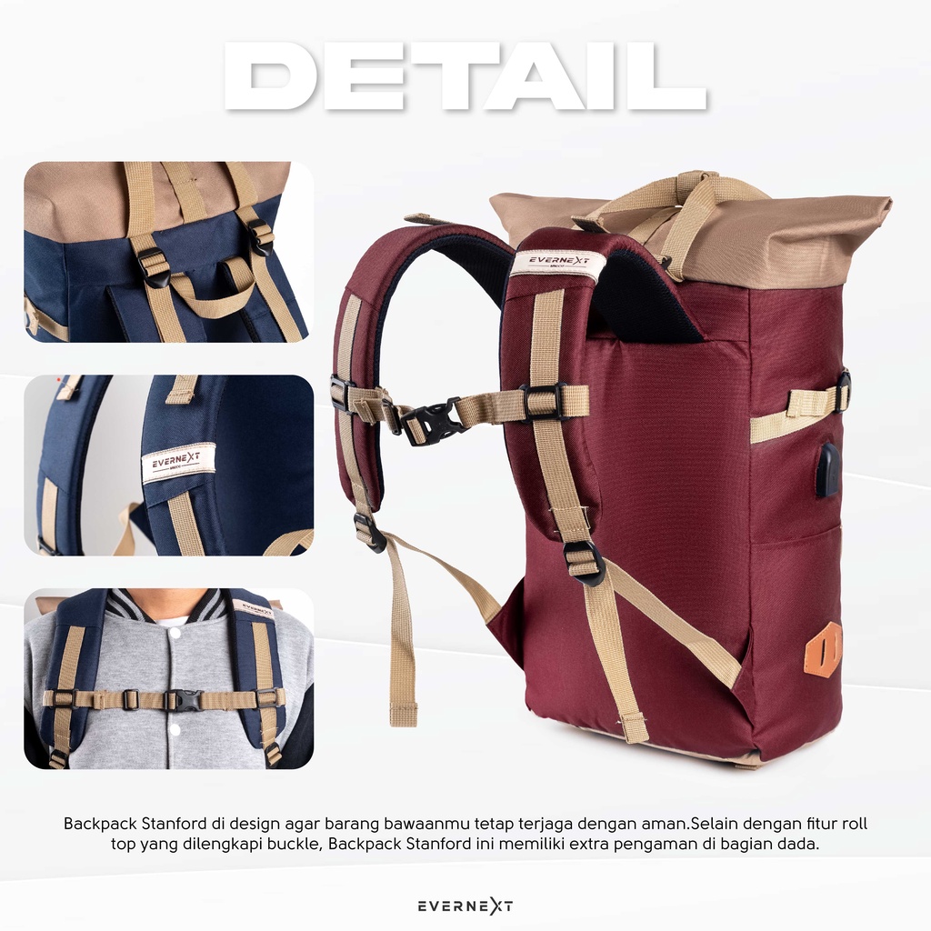 Backpack Tas Ransel Gunung Sekolah Kuliah Kerja Pria Cowok Wanita Laki Laki Tas Ransel Rangsel Distro Backpack Laptop Kanvas Traveling Camping Hiking Outdoor Pria Wanita Waterproof Anti Air