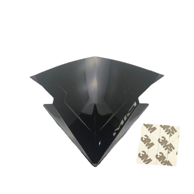 VISOR MIO M3 MIO Z MIO 125 WINSIL MIO WARNA HITAM PLUS DOUBLE TAPE TINGGAL TEMPEL WINSIL MIO WINDSHIELD MOTOR MIO PNP KACA DEPAN VARIASI MOTOR