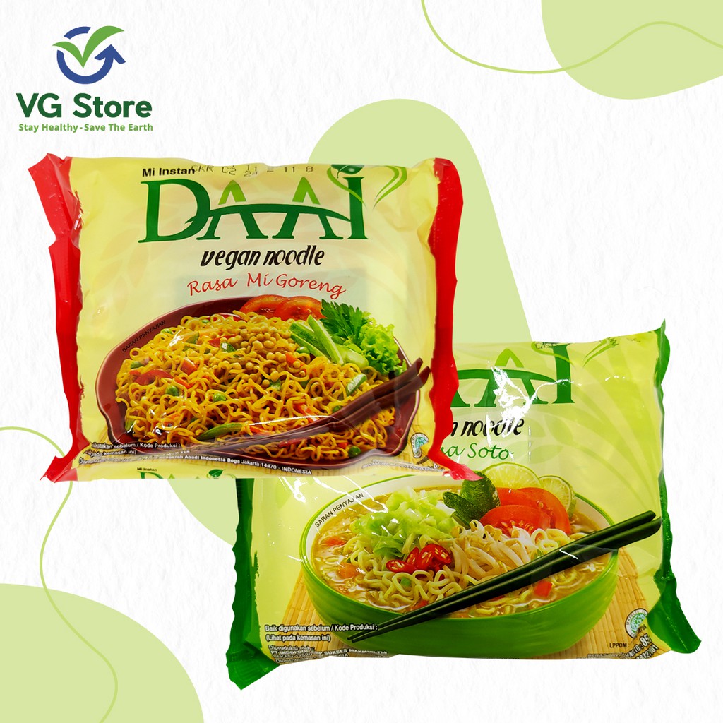 

Mie DAAI Goreng/Soto Kuah Vegan Vegetarian