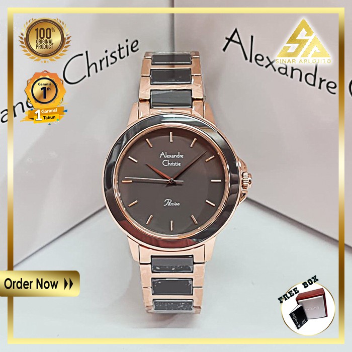 JAM ALEXANDER CHRISTIE WANITA JAM TANGAN ALEXANDRE CHRISTIE WANITA CEWEK ORIGINAL ORI ORIENT AC 3940