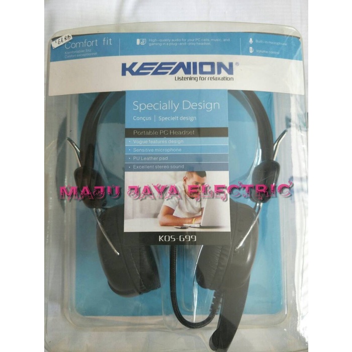 Headset Keenion KOS-699 Headphone + Mic Microphone KOS699