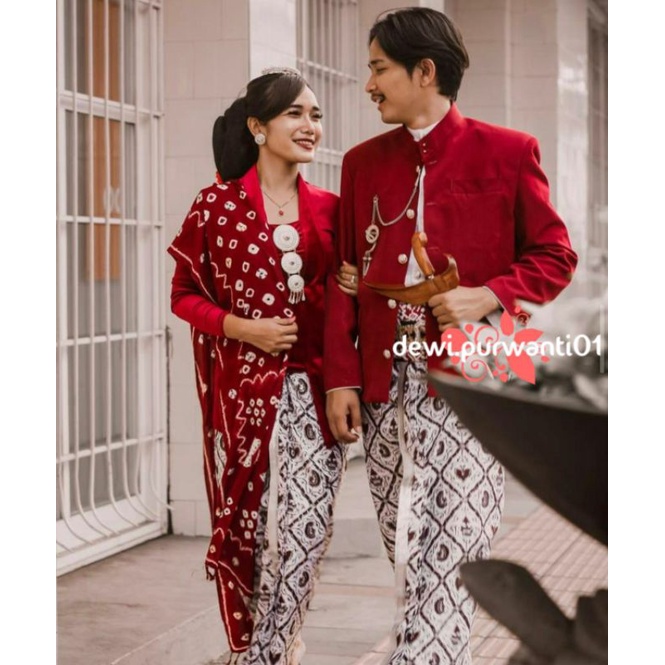Set Prewedd/Set Baju Adat Jawa/Couplean Komplit