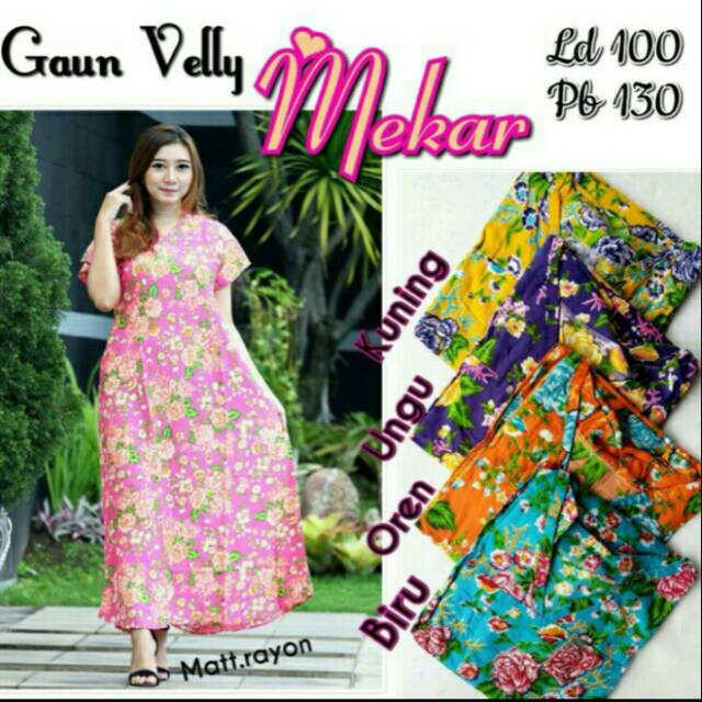 Daster batik veli mekar