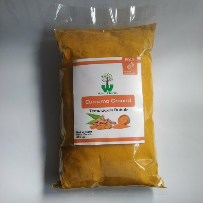 

Temulawak Bubuk Murni Asli 100% 500 gram (BERKUALITAS)