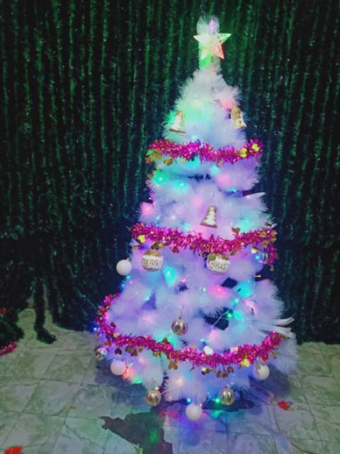 Pohon natal rainbow 6feet (1,8meter) lengkap,KOMPLIT KITA KIRIMKAN SESUAI ASESORIS YG READY(TIDAK SELALU SAMA DENGAN GAMBAR,)KITA MIX CANTIK ini
