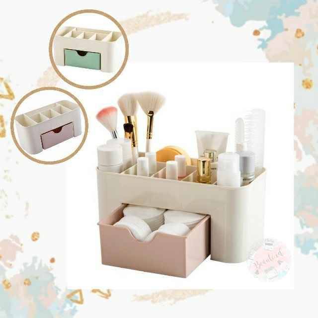 Tempat Kotak Penyimpanan Make Up Alat Rias Box Kosmetik Skincare Storage Box