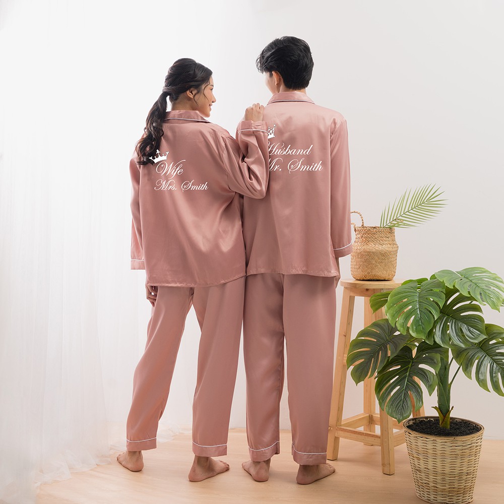 Zavyn Setelan Piyama Satin PP King Husband Wife Queen