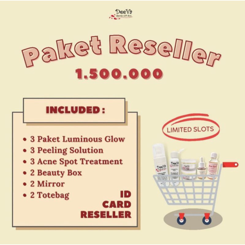 Paket Reseller Deeva Skincare