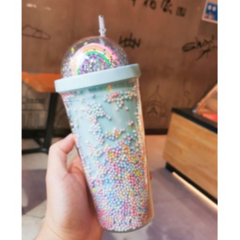 Tumbler Rainbow/tumbler anak/tumbler unik