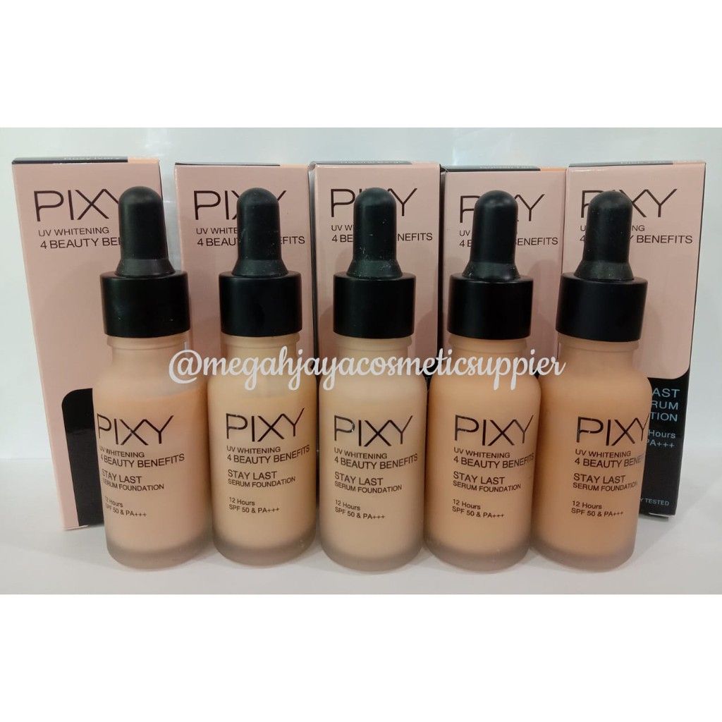 PIXY 4 BEAUTY BENEFITS STAY LAST SERUM FOUNDATION 17 ML @MJ