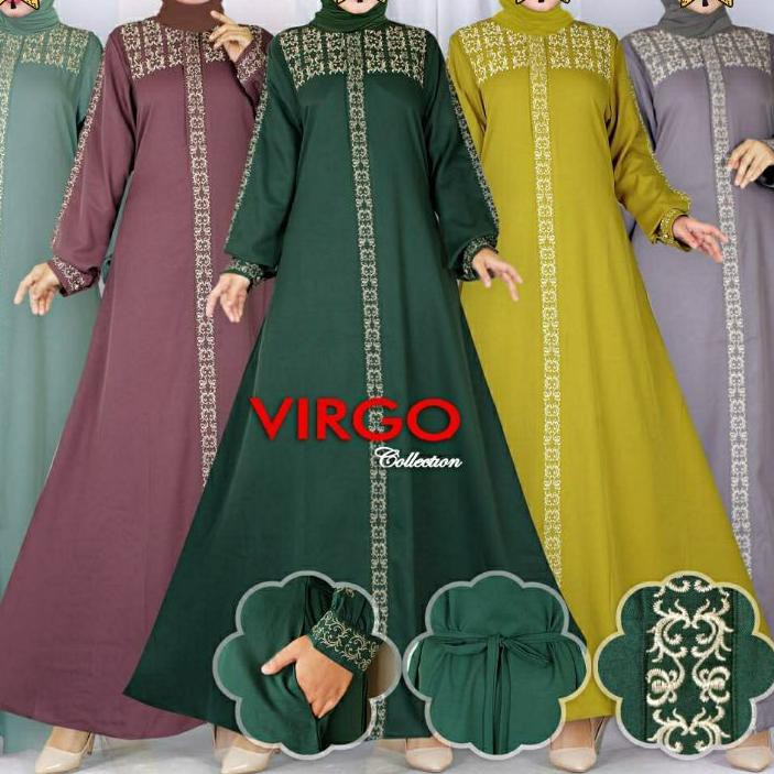 Stock Terbatas - Gamis katun toyobo bordir , gamis syari wanita muslim, gamis 2021EDITION