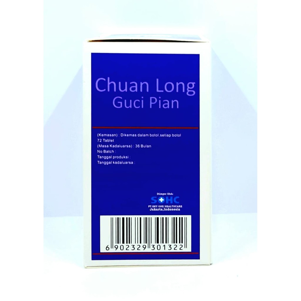 CHUAN LONG GUCI PIAN - obat pengapuran tulang - nyeri sendi - sehat ginjal