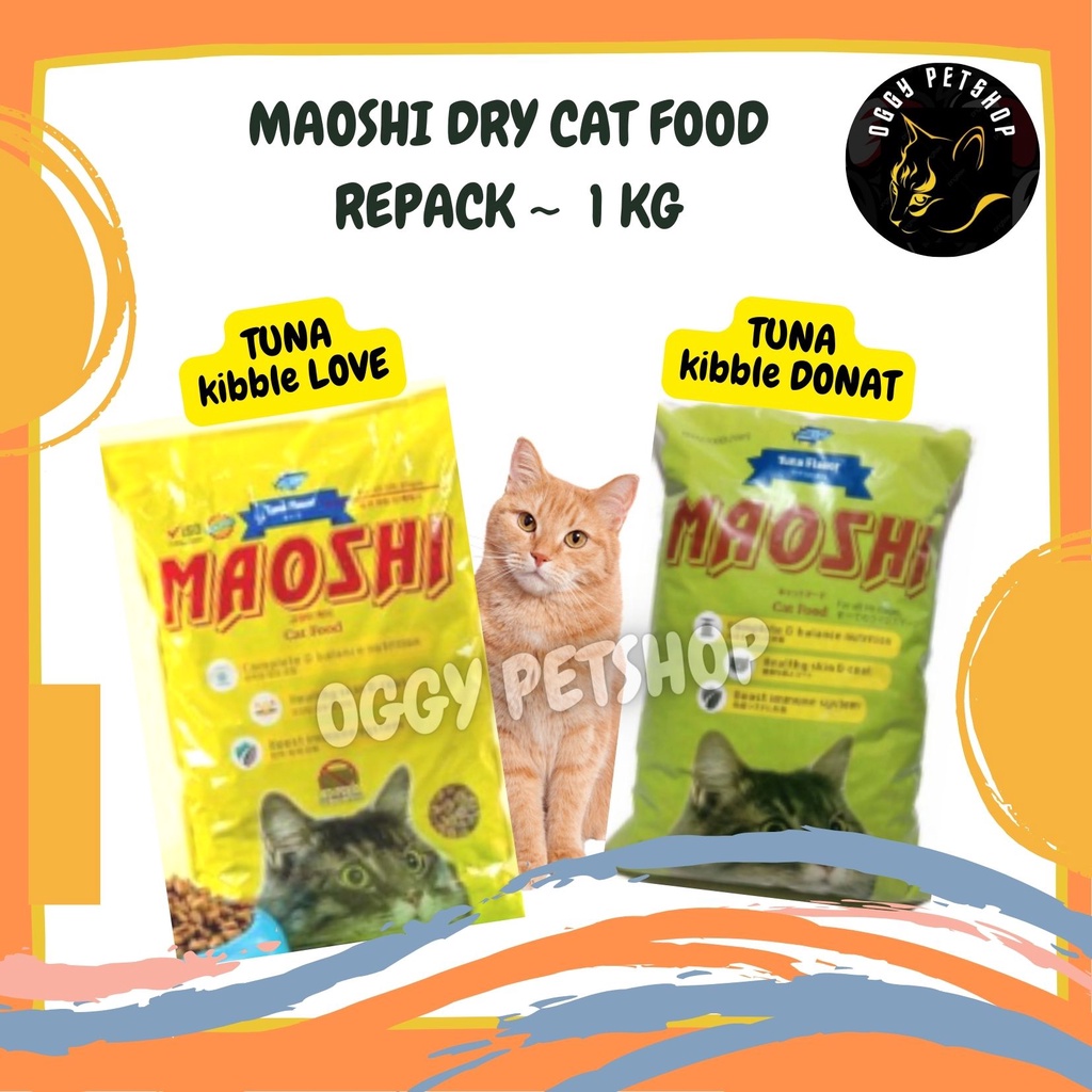 Makanan Kucing MAOSHI Kemasan Repack 1 Kg