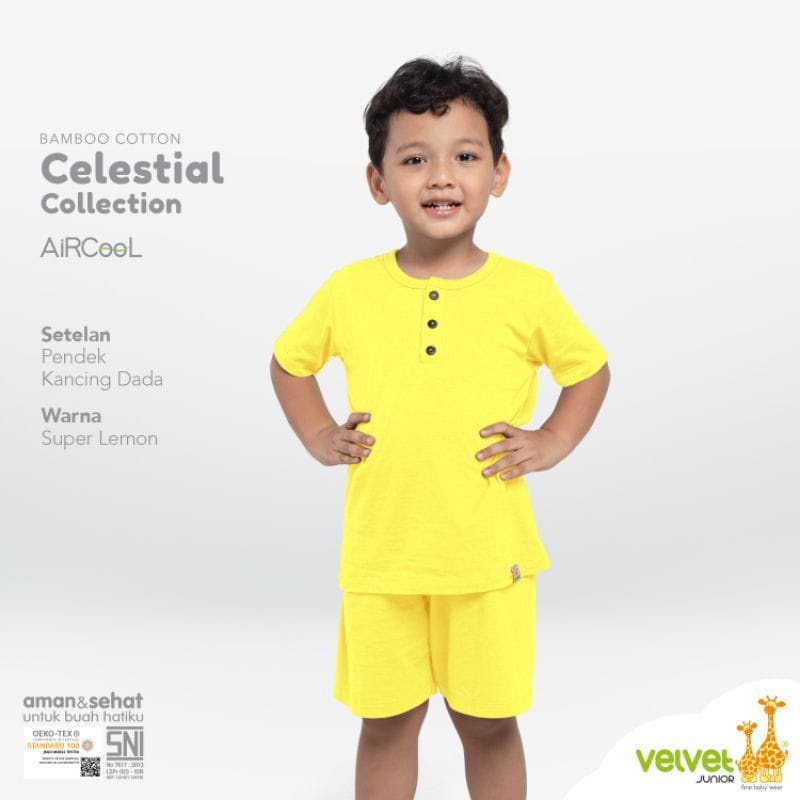 Velvet Junior Celestial 1 pcs setelan pendek