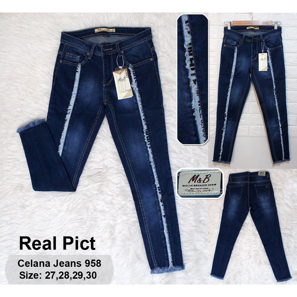 Celana Jeans 958/celana jeans wanita panjang murah/jeans wanita terbaru