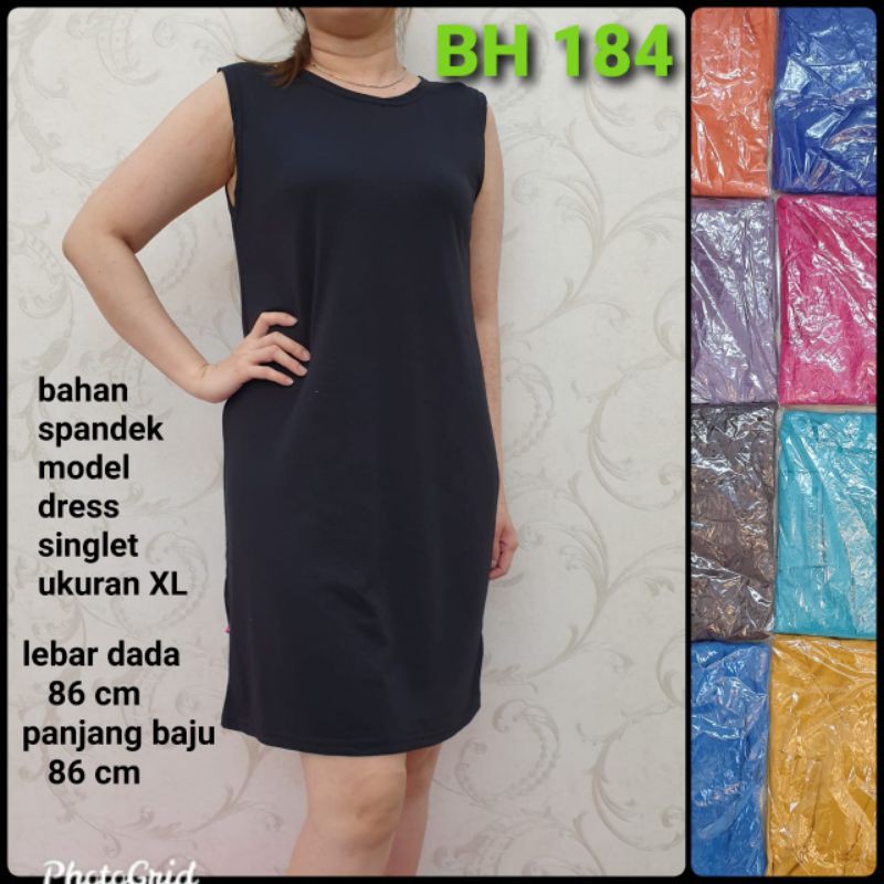tokoabelgrosir BH183 dress singlet polos
