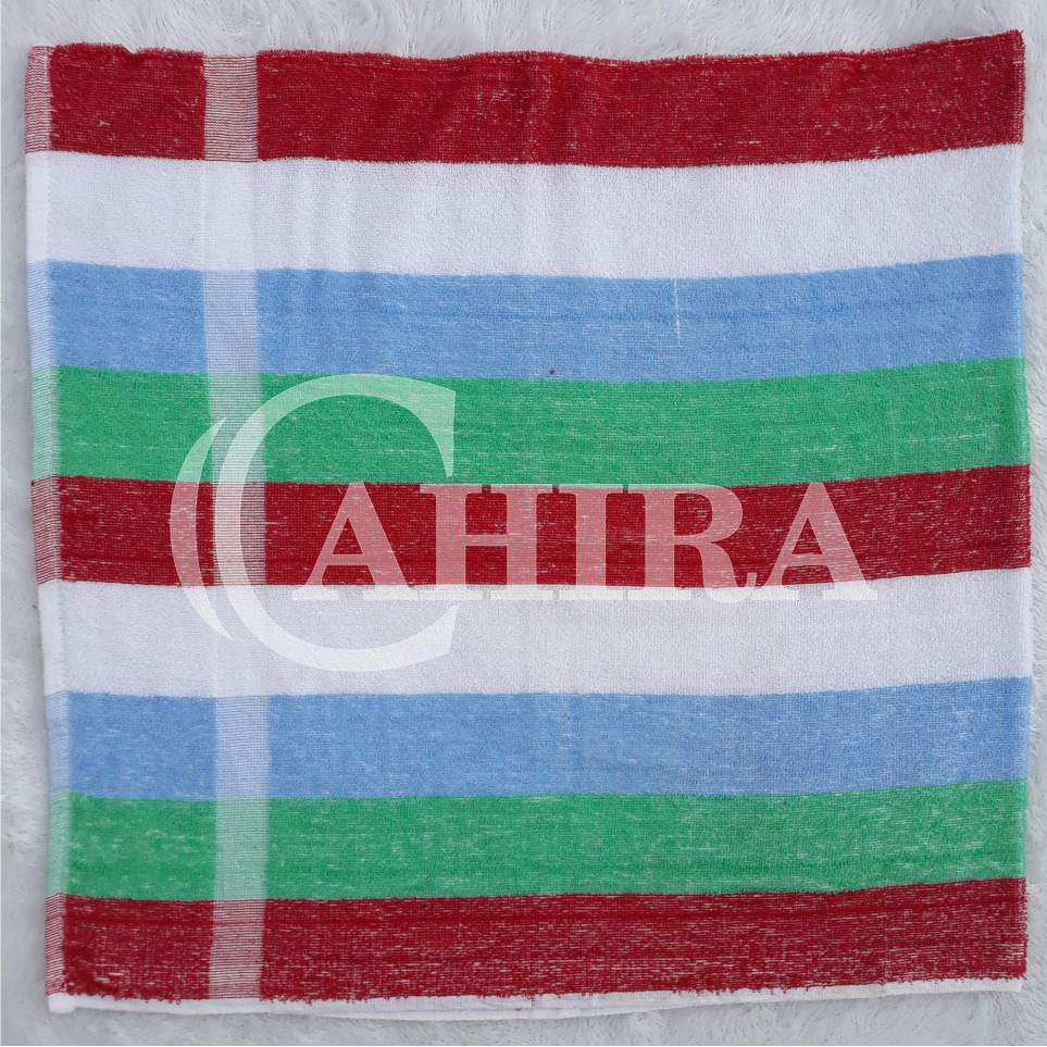 HANDUK MANDI DEWASA MOTIF SALUR PELANGI 140CM X 65 CM