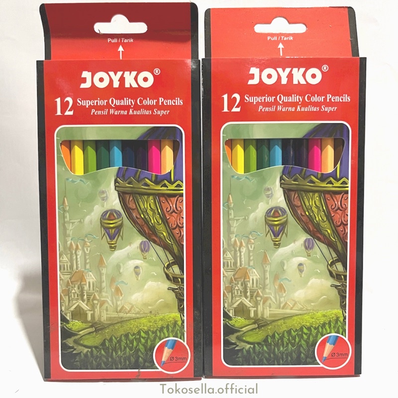 

Joyko Pensil Warna Panjang (isi 12 warna)