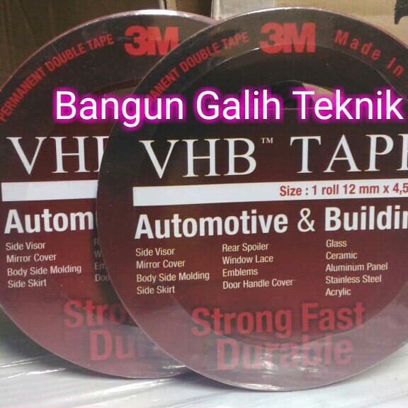 

3M VHB Tape 12 mm X 4,5 m Double Tape