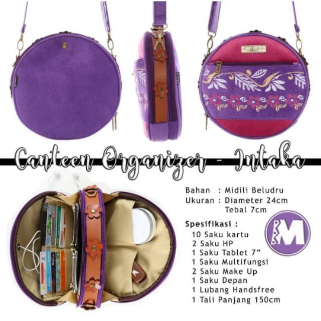 MCO Makara Canteen Organizer Intaka / Tas Bulat / Sling Bag Wanita