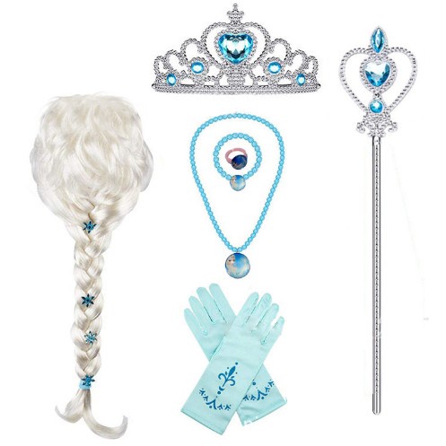 Bostonstore Frozen Magic Set Elsa Anna Mahkota dan Tongkat 7pcs-biru / TONGKAT FROZEN 7 IN 1 / Crown Frozen Elsa 7/Mainan Frozen set in 1 / mahkota rambut tongkat frozen / Set Mahkota frozen / Pesta elsa frozen / Mainan Frozen set