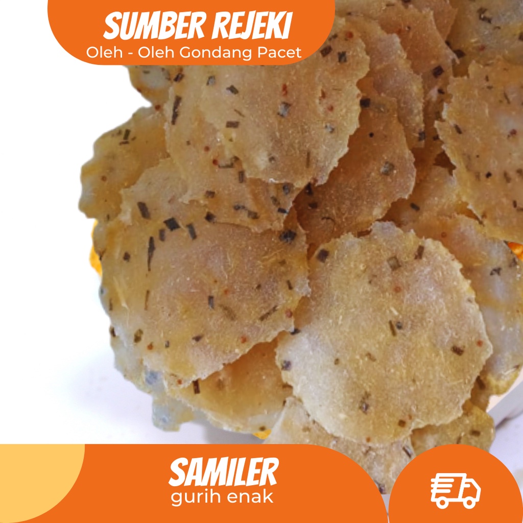 

KERUPUK SAMILER KETELA Mentah Krupuk Singkong SAMILER ASLI Manis Gurih Enak Renyah Kemasan 500 gr