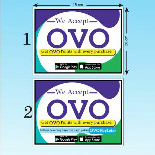 

stiker cetak ulang untuk ovo, gopay,shopepay, dana, dan lainnya