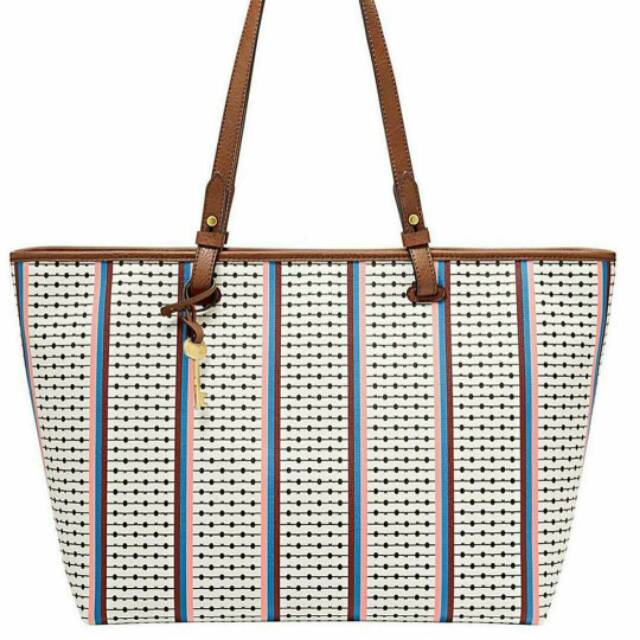 Fossil Rachel Tote Ecru Original