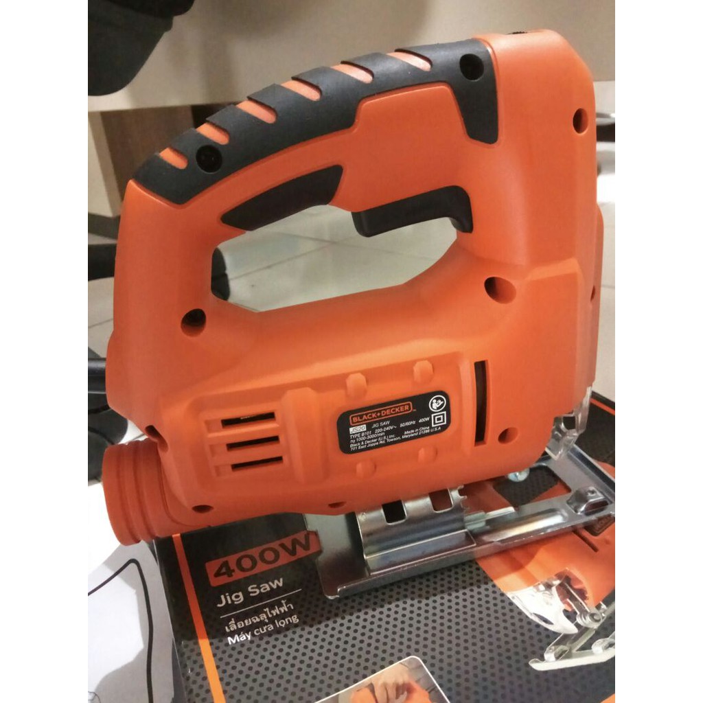 BLACK DECKER MESIN GERGAJI LISTRIK JIG SAW JIGSAW BLACK DECKER JS20 VARIABLE SPEED