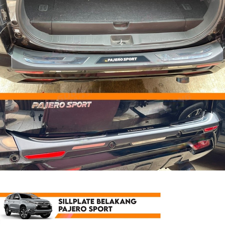 Sillplate Belakang Pajero Sport Reflektor