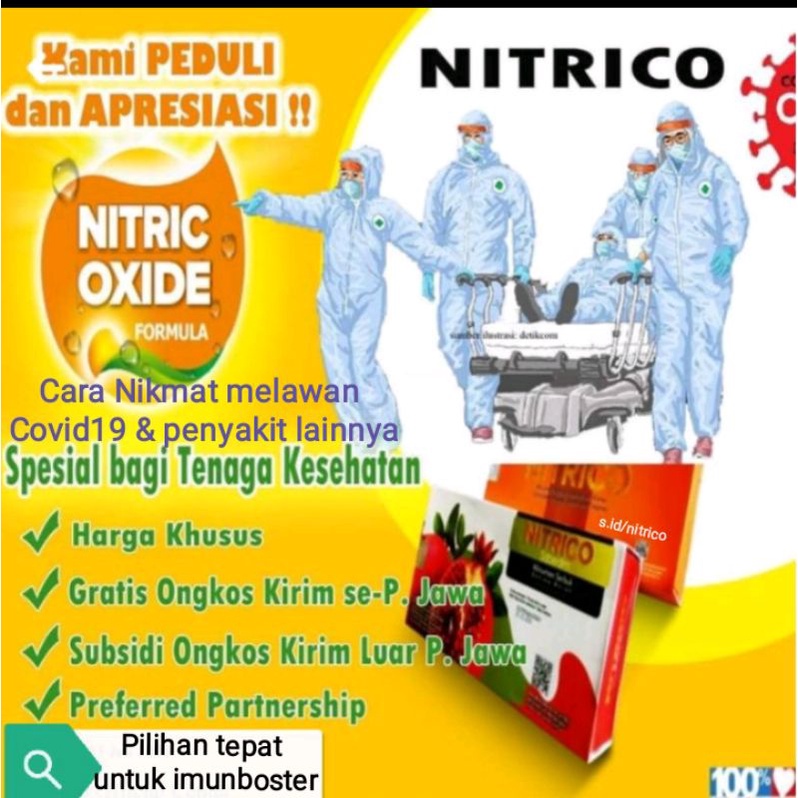 Nitrico Cara Nikmat melawan Covid dan berbagai penyakit
