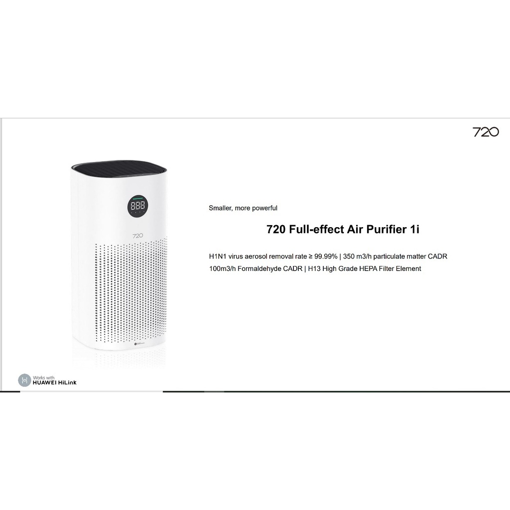 Huawei Hi-Link 720 Full-Effect Smart Air Purifier 1i Garansi Resmi
