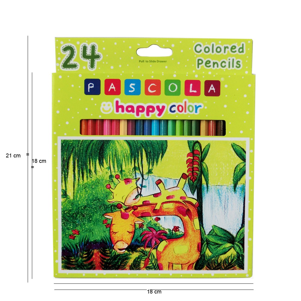 

Happy colour 24 pensil pendek