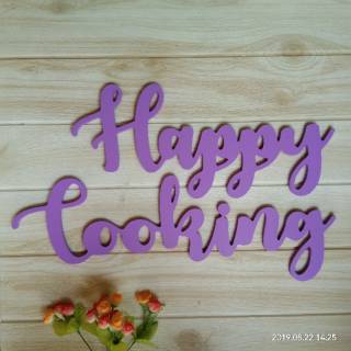 COD HiasanDinding Dapur Ruang Makan Happy  Cooking  Hiasan 