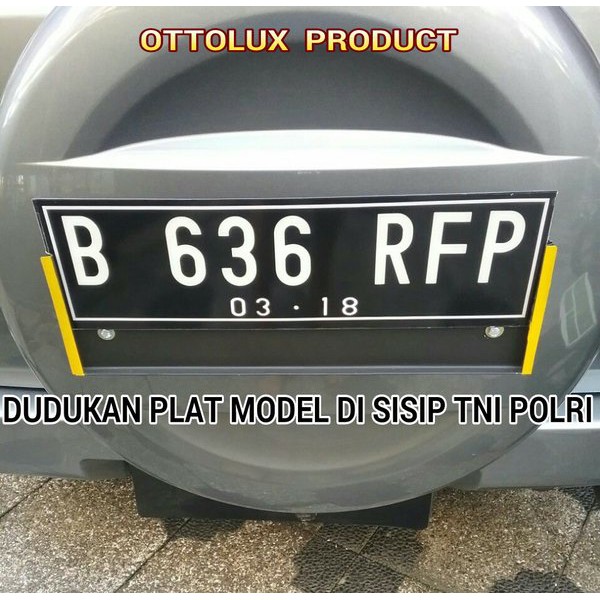 Jual Sdf V Dudukan Plat Nomor Tempat Plat Nomor Tatakan Plat Nomor Model Mobil Dinas Militer Tni