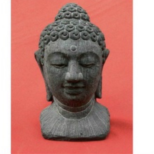 patung kepala budha jumbo