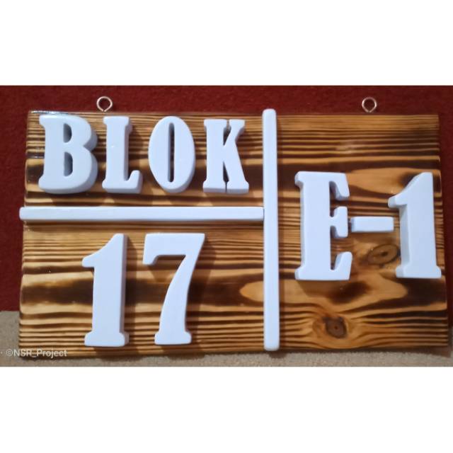 

Papan alamat rumah full colour