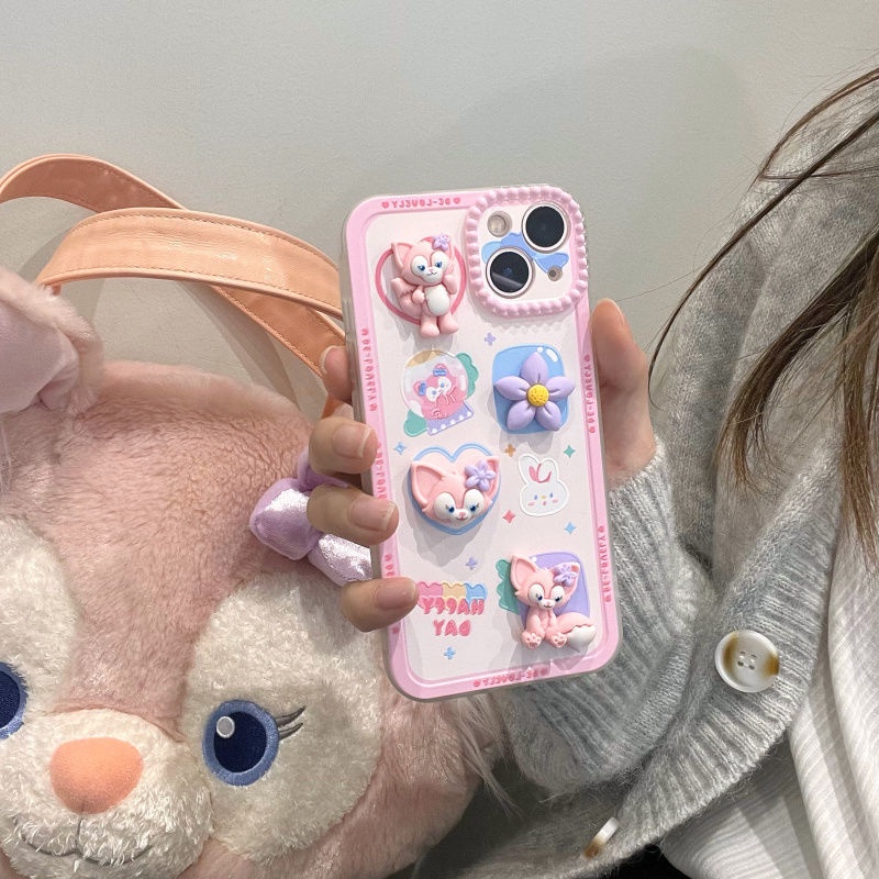 Case Motif Rubah 3d Untuk IPhone 12 13 11 Pro Max X Xs Max Xr 7 8 Plus Has4