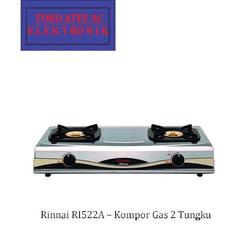 Rinnai RI522A – Kompor Gas 2 Tungku