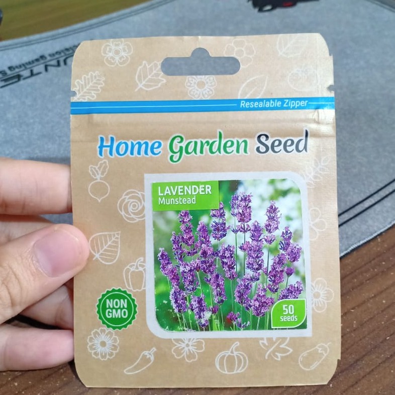 HGS - benih BUNGA LAVENDER MUNSTEAD isi 50 biji