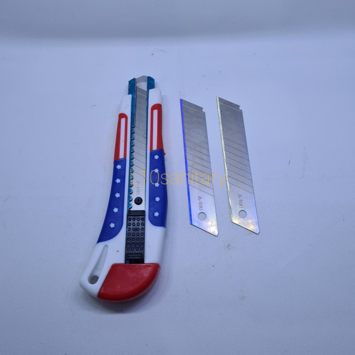 

Aman Pisau Cutter Usa Cutter Besar Cutting Knife Usa Pisau Cutter Isi 3 Vpr Diskon