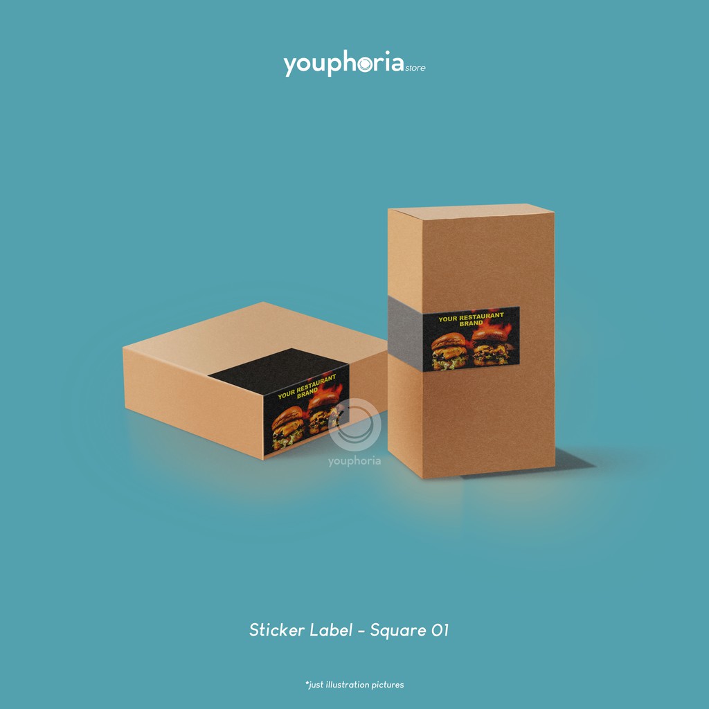 

Cetak Sticker Label Cutting Kemasan Produk Kotak