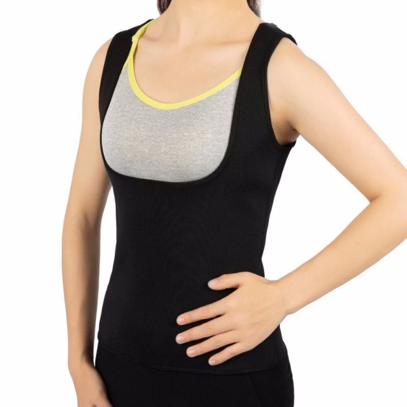 baju atasan wanita korset baju olahraga wanita hot shaper cami pembakar lemak keringat wanita peramping badan pengecil perut buncit baju olah raga senam senan zumba pakaian fitnes runing gym