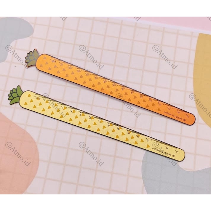 

Penggaris Besi Anak Lucu Motif Carrot / Penggaris Motif Wortel 15 cm - SHESB