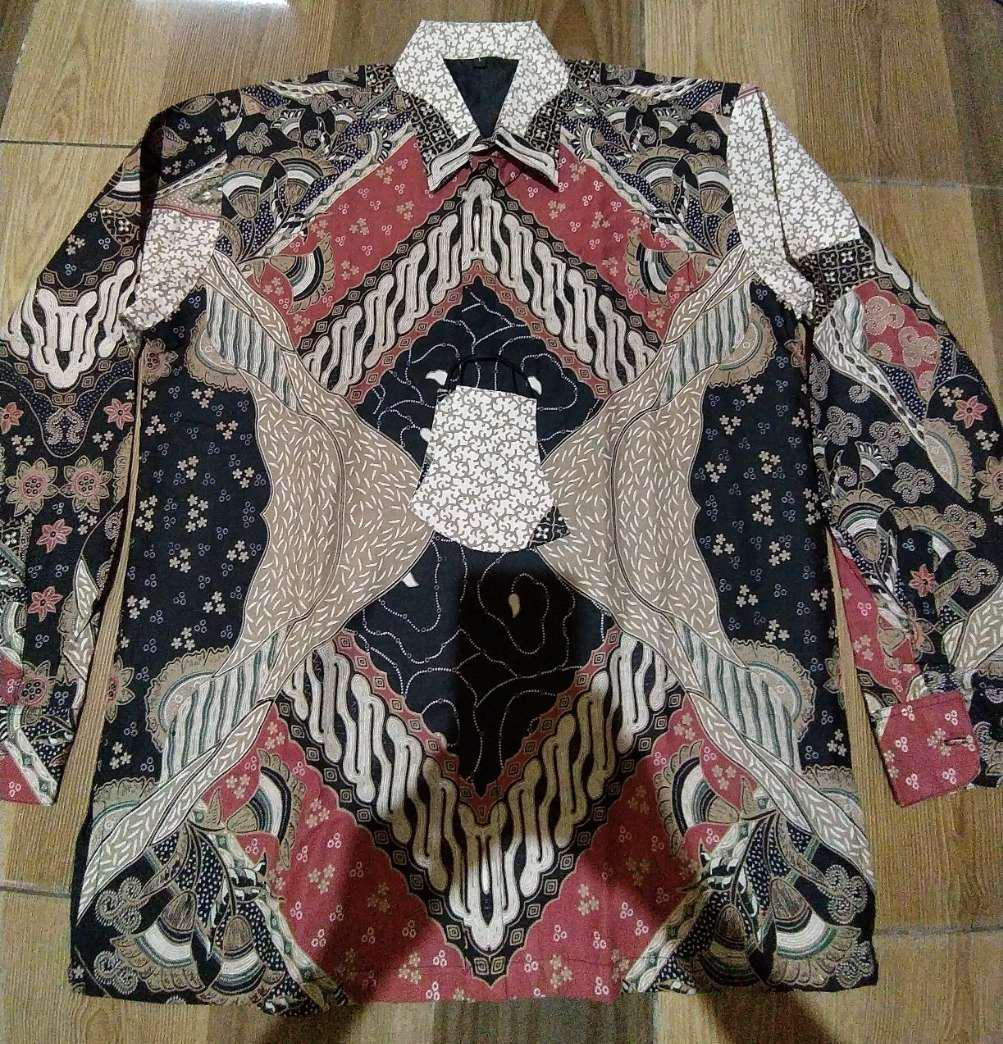 Kemeja Batik Antasena Alisan Pria Lengan Panjang Premium Modern Slimfit Aluna Solo Pcw 008