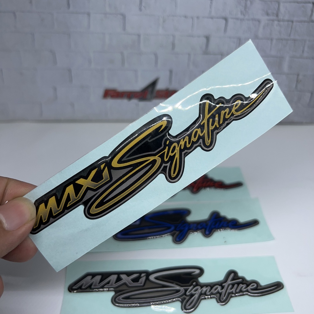 STIKER MAXI SIGNATURE TIMBUL STICKER NMAX XMAX AEROX